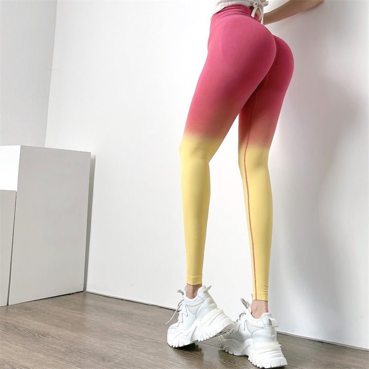 Ode to Ombre Sculpting Leggings Rockstar Peach